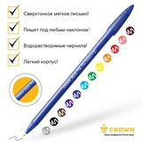 Набор капиллярных ручек Crown &quot;MultiPla&quot; CMP-5000SET 12 цветов., 0,3мм, европодвес