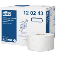 Бумага туалетная Tork Premium T2 120243, 2-слойная, белая, 850 л
