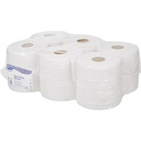 Бумага туалетная для держателей Luscan Professional 2-слойная, белая 170 м рулон, 12 рулонов в упак