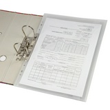 Папка-конверт с перфорацией BRAUBERG, А4, 10 шт., до 100 листов, прозрачная, 0,15 мм, 227312