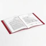 Папка 60 вкладышей BRAUBERG стандарт, красная, 0,8 мм, 228683