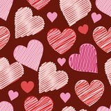 Бумага упаковочная мелованная 70х100 см ЗОЛОТАЯ СКАЗКА &quot;Love&quot;, 5 дизайнов, 70 г/м2, 591595