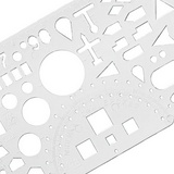 Линейка офицерская 20 см Attache пластиковая бесцветная, прозрачная