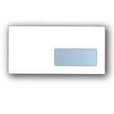 Конверты почтовые C65 114х229 90г/м2, автомат правое окно, цвет белый 1000 шт