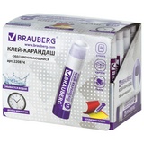 Клей-карандаш BRAUBERG 220874, обесцвечивающийся после высыхания, 15 г