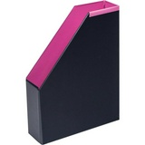 Вертикальный накопитель Bantex Модерн картонный розовый ширина 70 мм