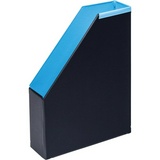 Вертикальный накопитель Bantex Модерн картонный голубой ширина 70 мм