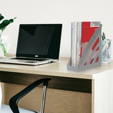 Лоток вертикальный для бумаг BRAUBERG Office style 237279, 245х90х285 мм, серый