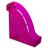 Вертикальный накопитель Attache Яркий Офис пластиковый розовый, ширина 95 мм