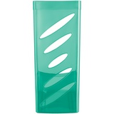 Лоток для бумаг вертикальный СТАММ &quot;Тропик&quot;, тонированный мятный, ширина 110мм