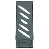 Лоток для бумаг вертикальный СТАММ &quot;Тропик&quot;, тонированный черный, ширина 110мм