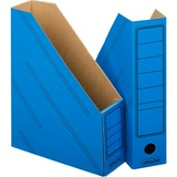 Вертикальный накопитель архивный 75мм A4 Attache, картон синий, 2шт