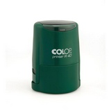 Оснастка для круглой печати Colop Printer R40 с крышкой, зеленая