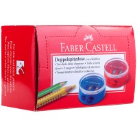 Точилка Faber-Castell, 2 отверстия, с контейнером